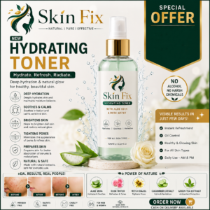 Hydrating Toner – With Aloe Vera & Rose Water