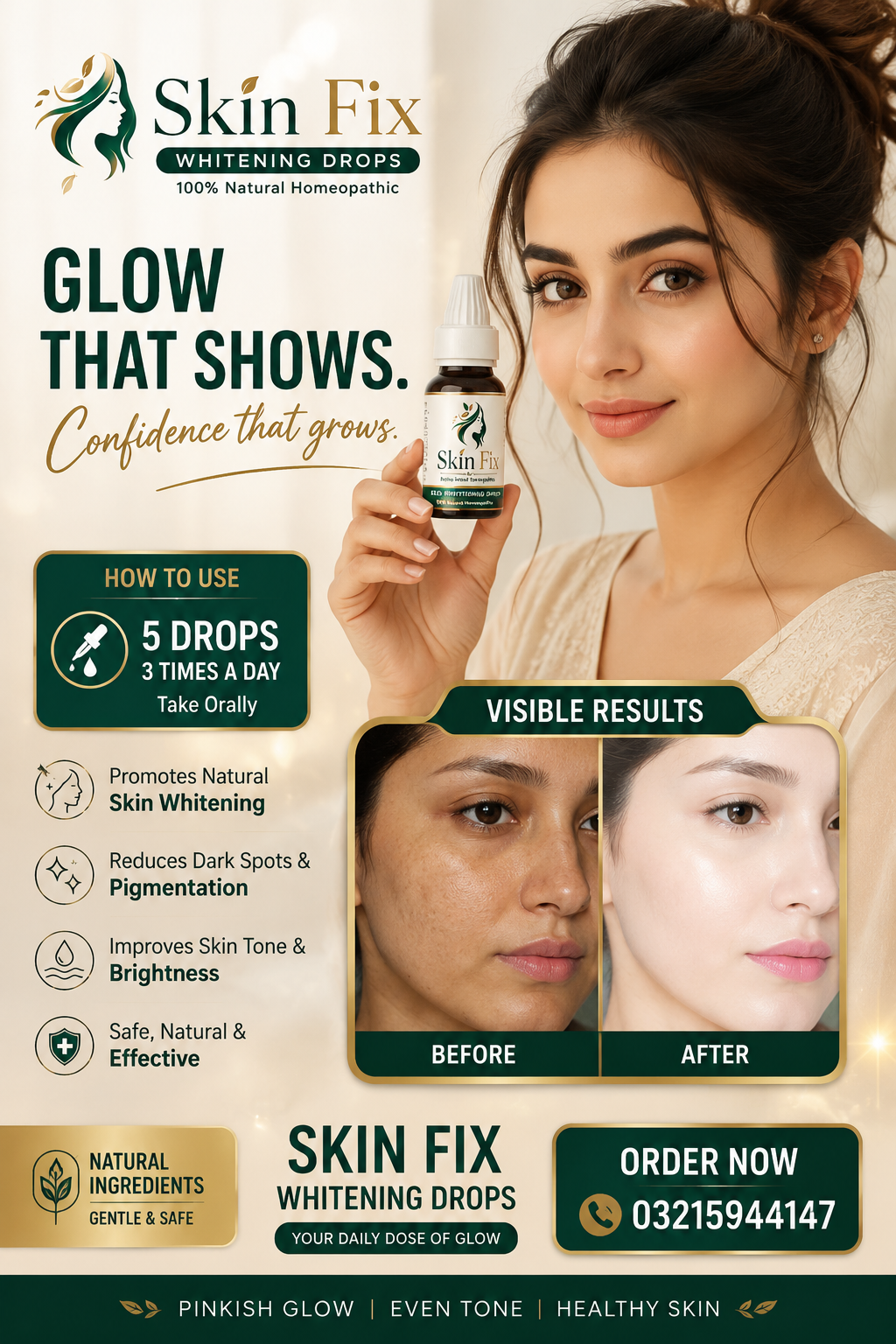Skin Whitening Drops